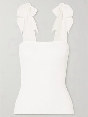 Zimmermann “Poppy” White Tank Top